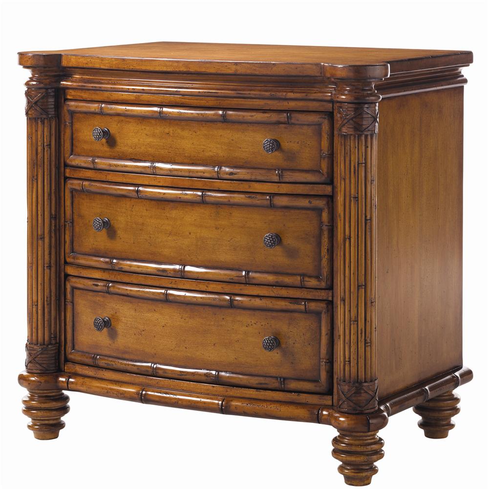Tommy Bahama Home Island Estate 321473960 3 Drawer Barbados Night Stand